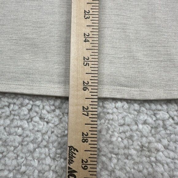 Under Armour Cold Gear Fitted 1/2 Zip Shirt Ivory Cream - Picture 9 of 11